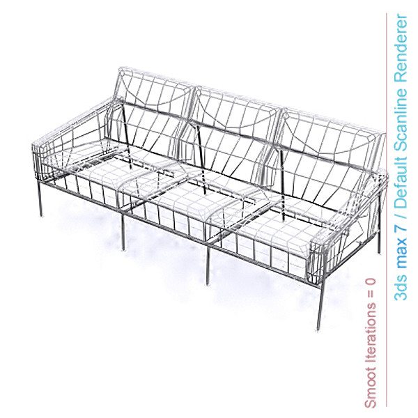 3ds design series 3 - series 3300 3 seater sofa by lajhar